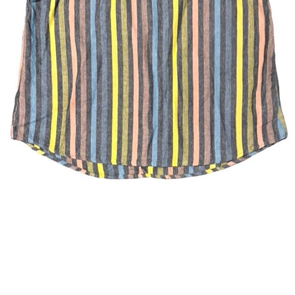 Mine Multicolor Striped Button Embelished Cami Top Women’s Size M - Picture 6 of 7